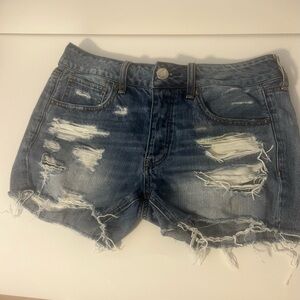 AE DENIM SHORTS SIZE 2